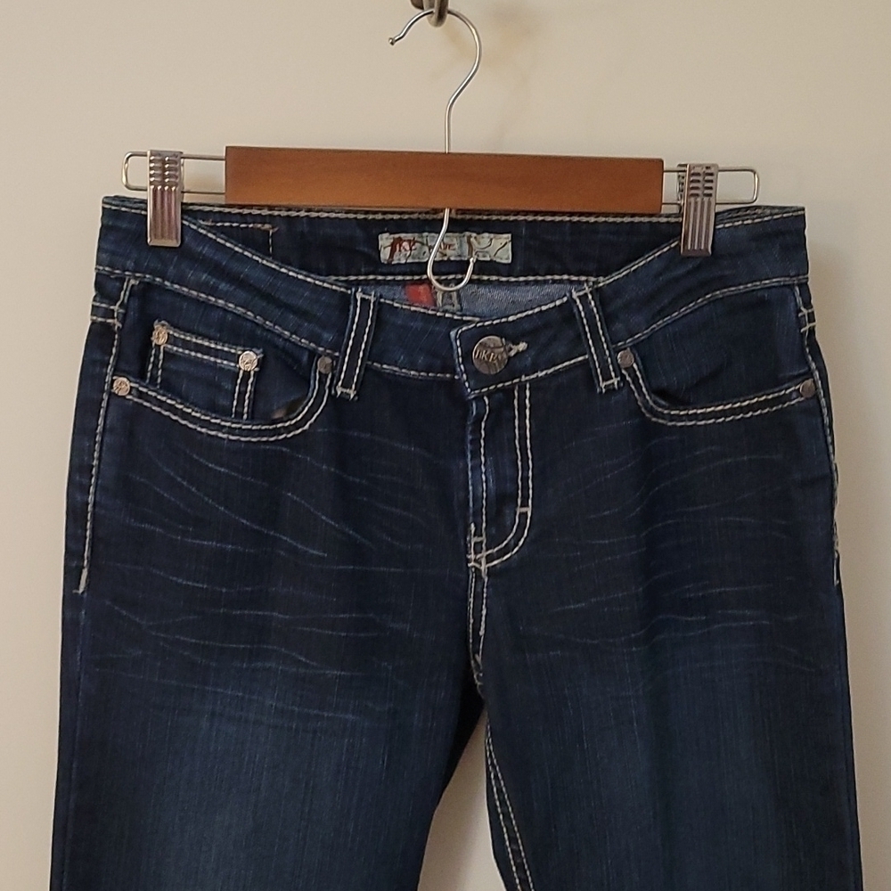 BKE Kate Stretch Denim Low Rise Bootcut Jeans - Picture 3 of 13